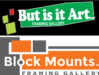 but is it art and block mounts framing