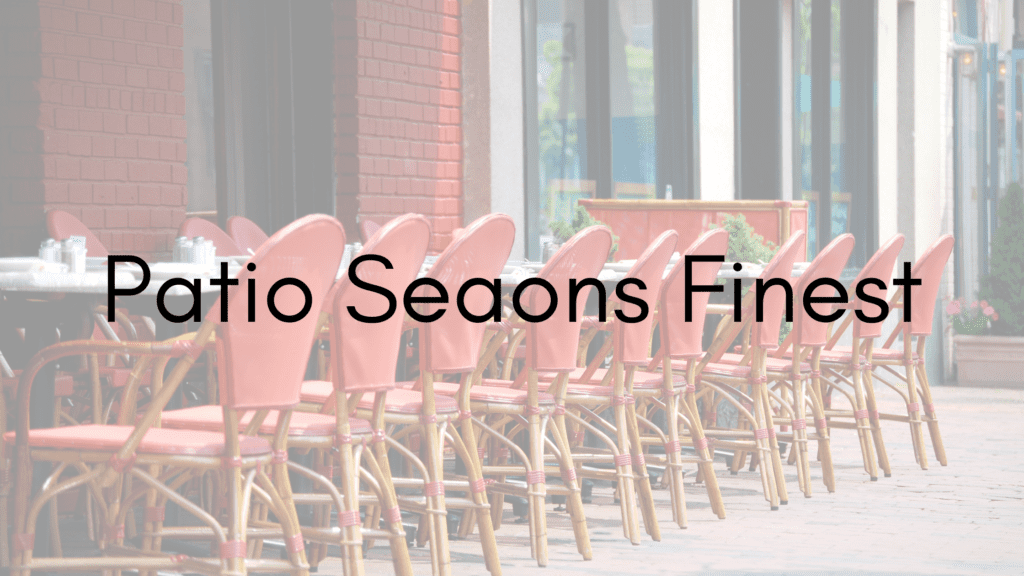 Our Favourite Patio's In Winnipeg! Towers Realty Group